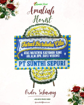 Papan Bunga Duka di Campuranom